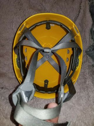 Rare Petzl Ecrin Roc Yellow Helmet Climbing,  Caving,  Rescue,  Safety