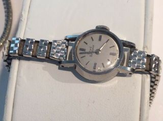 Vintage Ladies Girard Perregaux Stainless Steel Watch As Found