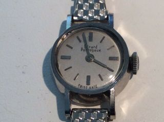 Vintage Ladies Girard Perregaux Stainless Steel Watch As Found 2