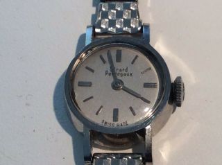 Vintage Ladies Girard Perregaux Stainless Steel Watch As Found 3