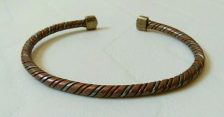 Rare Ancient Viking Bracelet Bronze Authentic Artifact