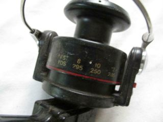 Vintage Mitchell 4450Z Spinning Reel - All Black - Larger Fishing Reel - VG Cond 2