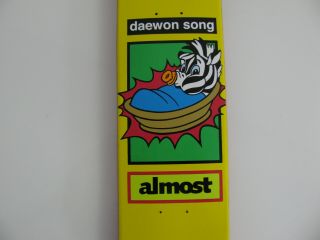 Daewon Song almost collectible mini skateboard deck hard to find rare 2