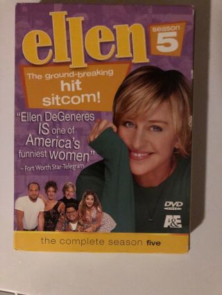 Ellen: The Complete Tv Season 5 Dvd 2006 3 - Disc Boxed Set Season Five Rare
