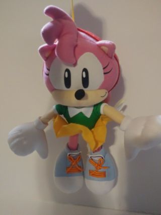 Great Eastern Ge Sonic The Hedgehog - 10 " Amy Rose Plush Doll ; Sega ; Rare