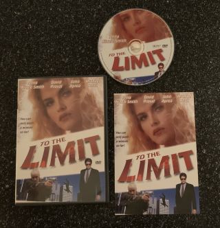 To The Limit Dvd Rare Oop Anna Nicole Smith David Proval 1995