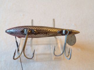 Vintage Old Heddon Dowagiac Spook Fishing Lure Glass Eyes 2