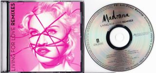 Madonna – Living For Love Usa Missprint Pro - Cd Remixes Rare