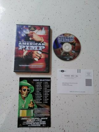 American Pimp Dvd.  Rare.  Oop.  1999