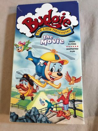 Budgie The Little Helicopter The Movie Vhs 1997 Rare Hard To Find