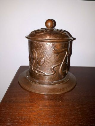 Art Nouveau,  Arts & Crafts Hand Made Metal (copper) Box