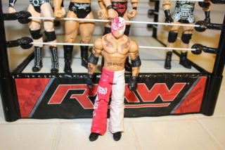 Rey Mysterio 2011 Mattel Figure Jakks Rare Wwe Wwf Htf Elite Wrestlemania 619