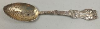 Sterling Silver Spoon St.  Louis 1904 Louisiana Purchase Exposition