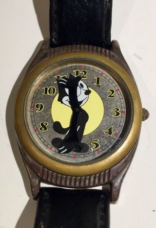 Vintage Fossil Felix The Cat Watch Well Worn And Loved
