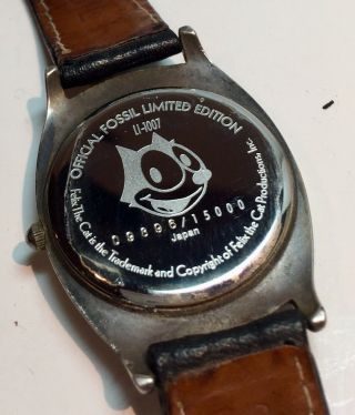 Vintage Fossil Felix the Cat Watch Well Worn and Loved 2
