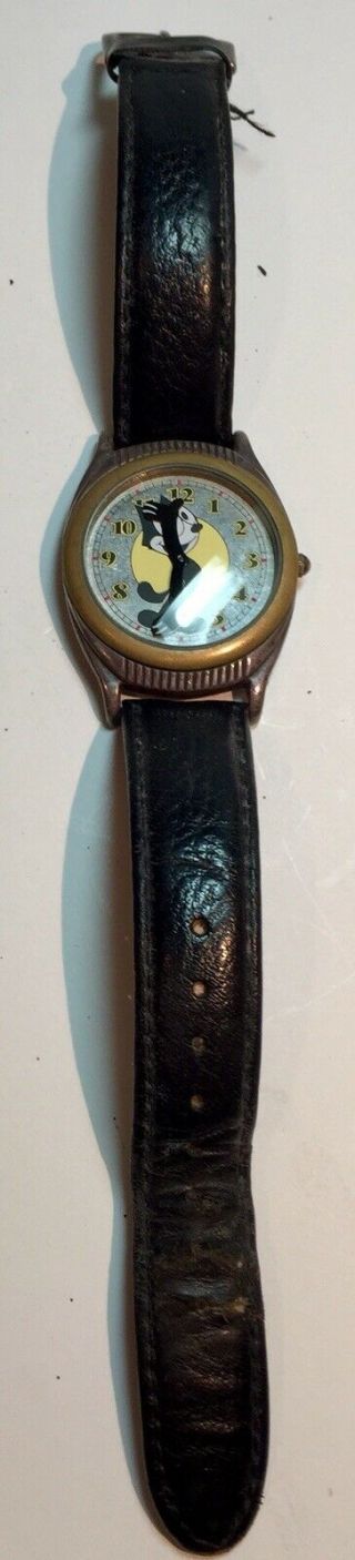 Vintage Fossil Felix the Cat Watch Well Worn and Loved 3