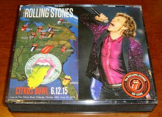 Rare 2cd,  1dvd The Rolling Stones - Live At Citrus Bowl Orlando Usa 6/12/2015