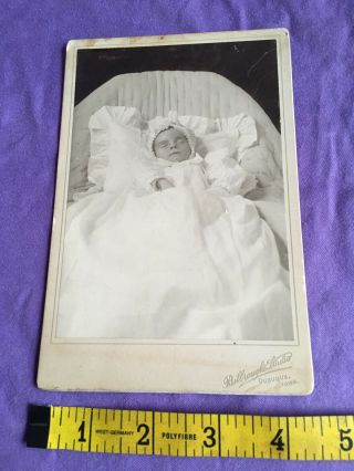 Antique Post Mortem Infant Photograph