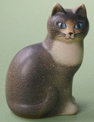 Rare Vintage Lisa Larson Gustavsberg Sweden Ceramic Cat