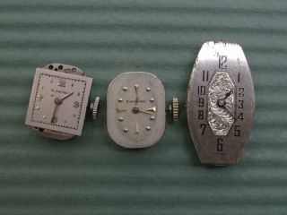 Blancpain Vintage Wristwatch Movements For The Watchmaker.  Good Staffs