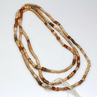 Rare Egyptian Terracotta Beads Necklace Circa 300 Bc - 100 Ad