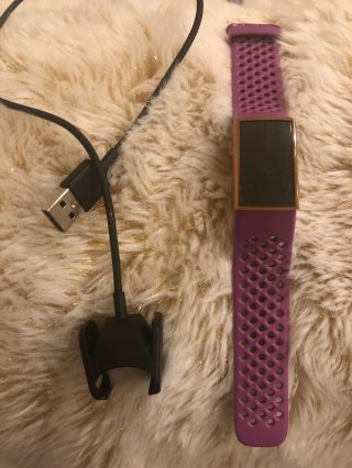 Rarely Fitbit Charge 3 Special Edition,  Rose Gold/lavender (fb410grglv)