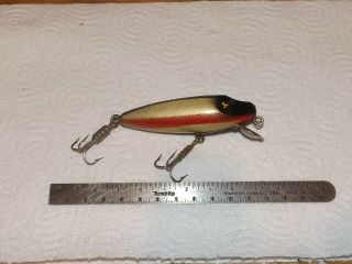 Vintage Old Abbey & Imbrie Co Go - Gettter River Type Wood Minnow Tackle Box Find