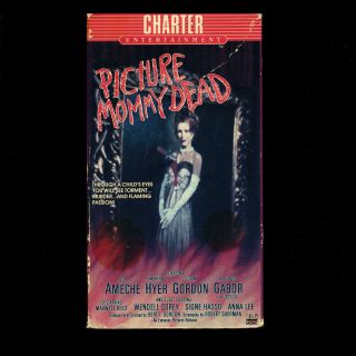Picture Mommy Dead 1966 Charter Vhs Rare Zsa Zsa Gabor Horror Neeto