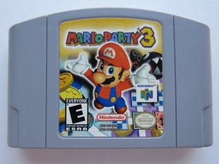 Authentic Mario Party 3 Nintendo 64 N64 Official Rare Game Good