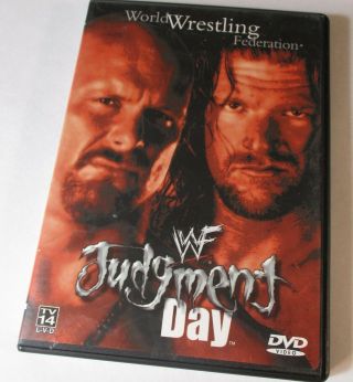 Wwf Judgment Day 2001 Ppv Dvd Complete With Insert Wwe Rare Oop Stone Cold