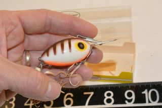 old early fred arbogast arbo - gaster crank bait colors ohio made 2 C 3