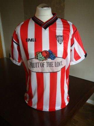 Derry City 1992 Spall Home Shirt Medium Adults 38 - 40 " Rare Old Vintage