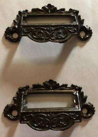 Apothecary Antique Style Victorian Drawer Pull Handle Set Of 2