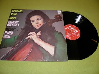 Cello - Christine Walevska / Schumann,  Bloch,  Bruch - Rare Philips Lp Stereo Nm