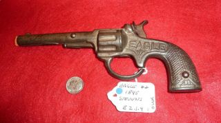 Cast Iron Antique Cap Gun 1895 Stevens Rare 2 Star " Eagle "