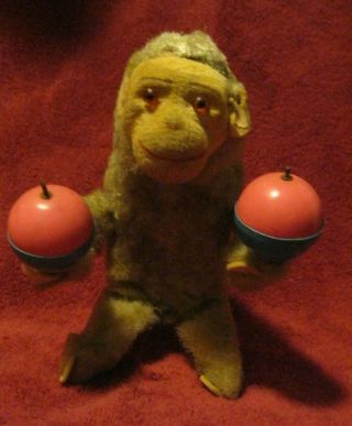 Antique Monkey,  Wind - Up Toy,  Clapping Balls,  Circus Animal.