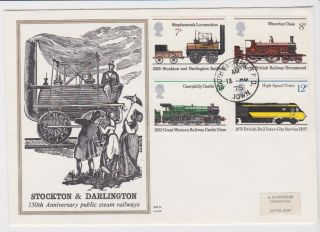 Gb Stamps Rare First Day Cover 1975 Railway Trains South Eastern Tpo Cds