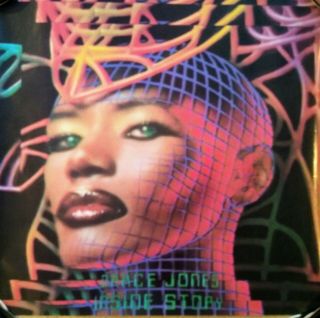 Grace Jones - Promo Poster " Inside Story " (disco / Dance Music) (24x24) Rare