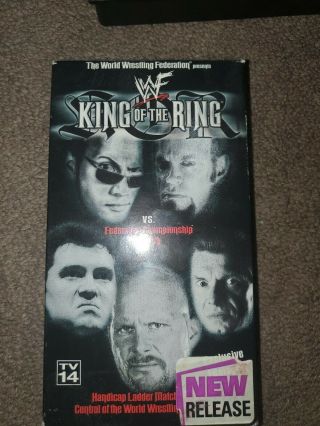 Wwf King Of The Ring 1999 Wwf Vhs Rare Htf