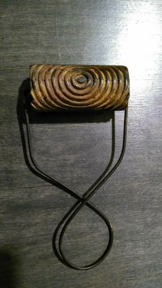 Antique Rio All Wood Graining 3 " Roller Complete Rare Painting Tool Texture