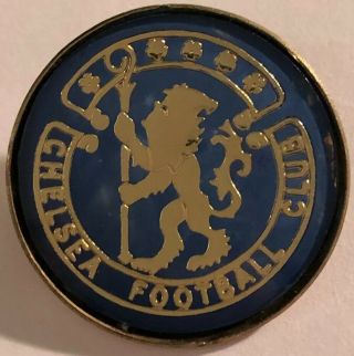 Chelsea Old Crest Round Brooch Pin Badge Rare