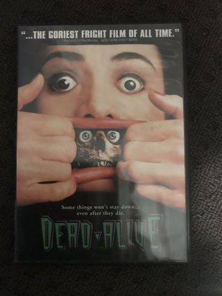 Dead Alive Dvd R1 Peter Jackson (braindead) Rare And Oop