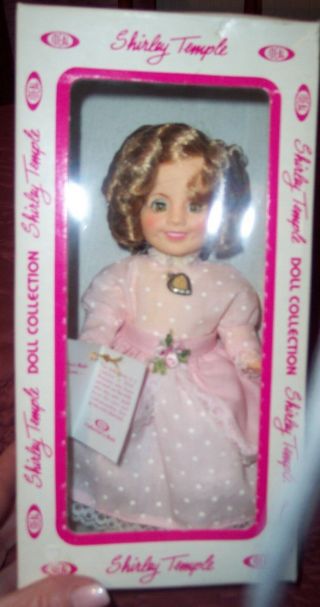 Vintage Shirley Temple Doll " The Little Colonel " By Ideal 1982 Nrfb 8 Inch
