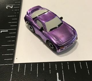 Vtg Galoob Micro Machines ‘90s Mazda Rx - 7 Sports Car Purple Chrome Rare