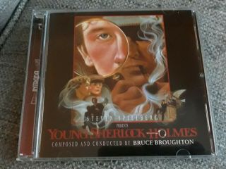 Young Sherlock Holmes Cd Soundtrack - Bruce Broughton - Intrada - Rare & Oop 2cd