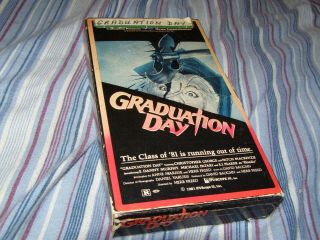 Graduation Day (vhs Ntsc) Rare 1980s Horror 1st Edition Columbia Pictures