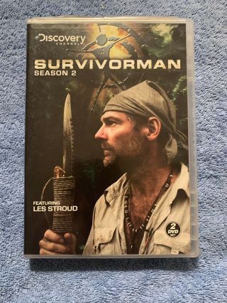 Survivorman Season 2 Dvd Set 2 Disc Set 2008 Rare Discovery Channel Tv Series
