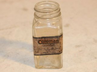 Vintage Coleman Lantern Stove Parts Jar Advertising Collectible Display 4