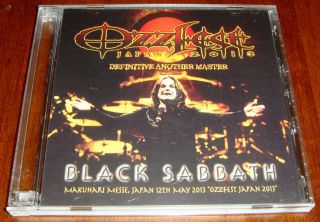 Rare 2cd Black Sabbath - Live At Makuhari Japan 5/12/2013 Ozzfest Ozzy Osbourne