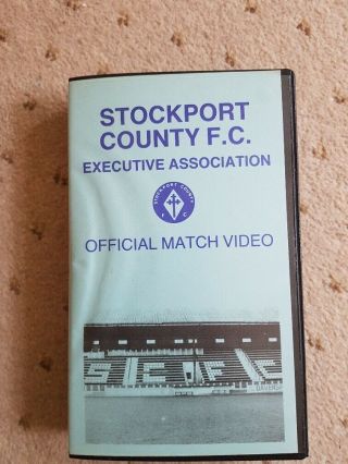 Rare Stockport County V Wolverhampton Wanderers 1987 - 88 Vhs Steve Bull Wolves